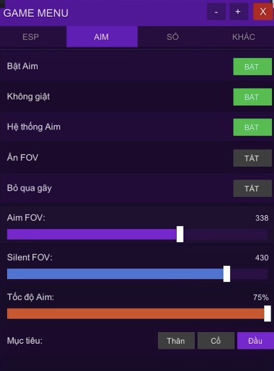 FREE FIRE MENU cheat ios vip